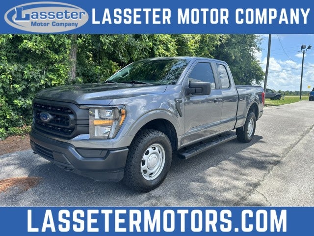 2023 Ford F-150 XL in Gray — front three-quarter view