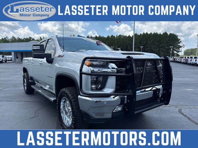2021 Chevrolet Silverado 2500 HD LT in Silver Ice Metallic — front three-quarter view