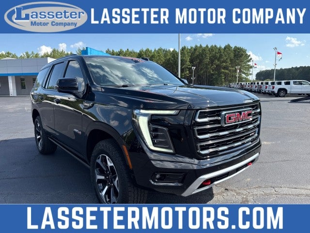 2026 GMC Yukon AT4 in Onyx Black — front three-quarter view