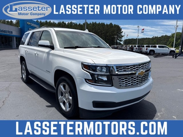 2018 Chevrolet Tahoe LT in Iridescent Pearl Tricoat — front three-quarter view