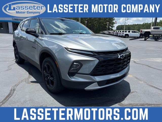 2024 Chevrolet Blazer 2LT in Sterling Gray Metallic — front three-quarter view